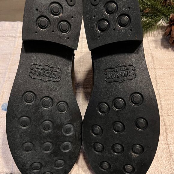 Thursday Boot Company Duchess Chelsea Boots Womens size 9 Brown Leather Suede - Picture 4 of 4